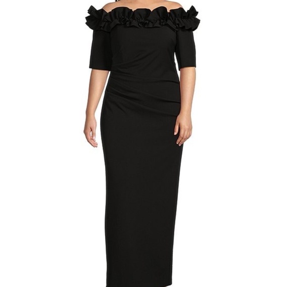 Xscape Women's Maxi Cocktail Dress Size 18 - Picture 1 of 6